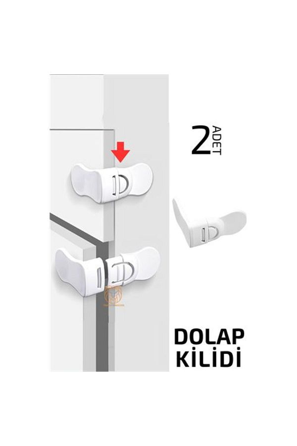 Skygo-Modacar 2 Pieces Cabinet Safety Lock for Children 1