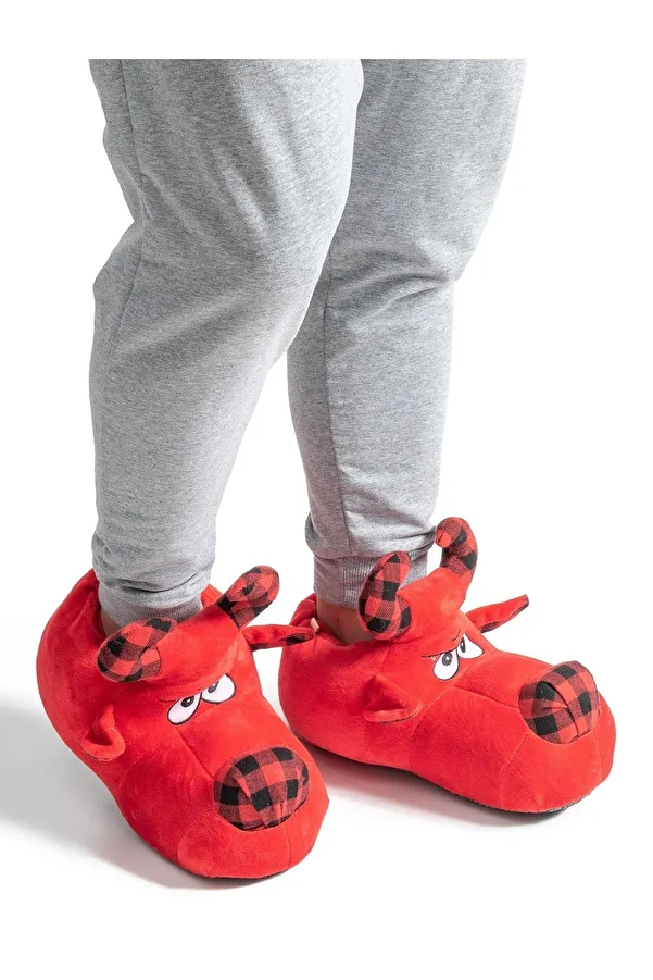 Twigy-Aa0608M Boga-2 Red Men's Slippers 1