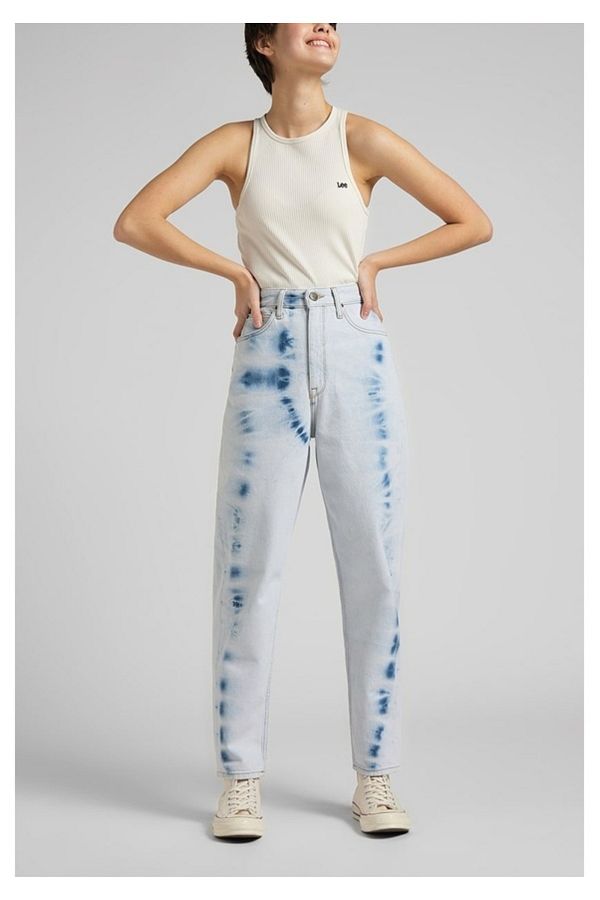 Lee-Jeansy Stella Blue - Wysoki stan, 100% bawełny, regularny krój, damskie jeansy Denim 1
