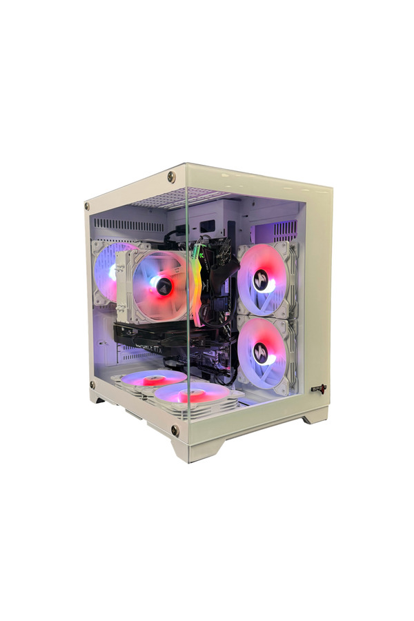 MIEXCITE-MI Excite Gaming PC PRO Core i5 14400F CPU RTX 4070 Super GPU DDR5 16GB RAM 1TB SSD M.2 WIFI White 1
