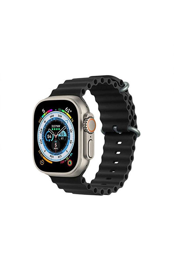 Icruze-Pronto Max Smartwatch Bluetooth Calling- 2.01’’ Inch Touch Screen,Silicon Band- Black 1