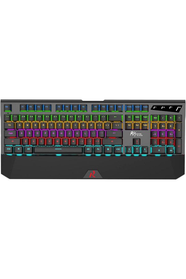 COOYA-Gaming Keyboard, 104 Keys Wired Mechanical Keyboard, LED Backlit Computer Keyboard USB Wired 1