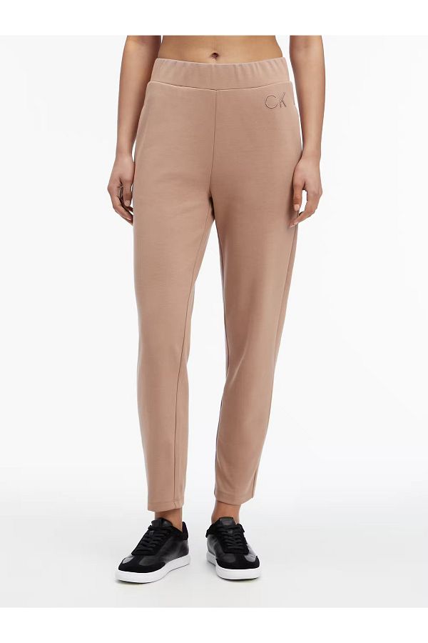 Calvin Klein-High Waist Brown Slim Fit Sweatpants - K20K 207945 -Ga6 1