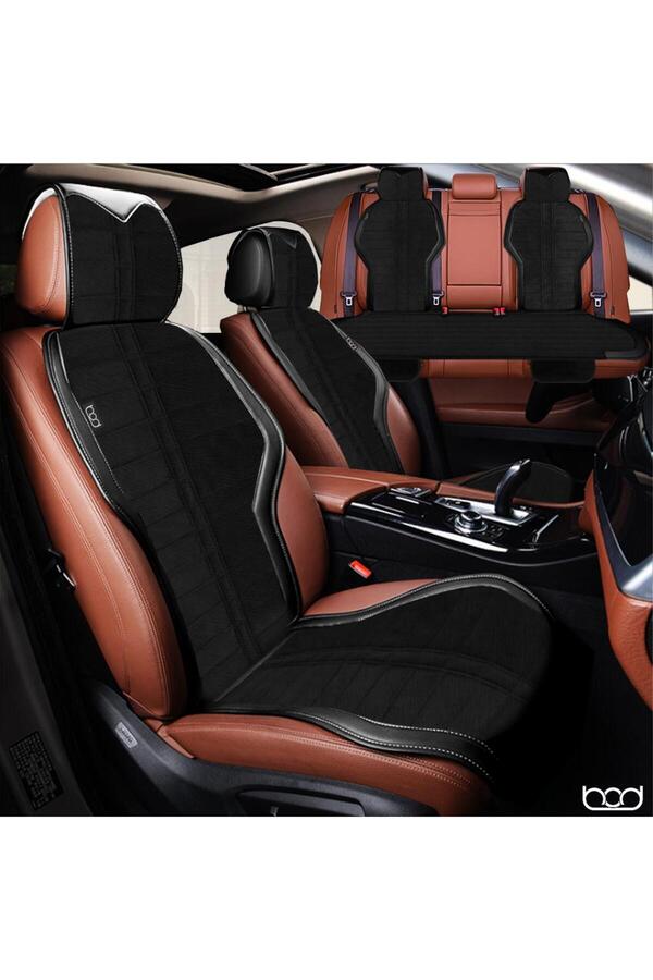 Bod Taytüyü Derili Oto Koltuk Koruyucu Kılıf Gediz Serisi Ön Arka Set