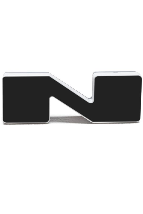 oracle-Universal Illuminated LED Letter Badge - Matte White Surface - N - White LED 1