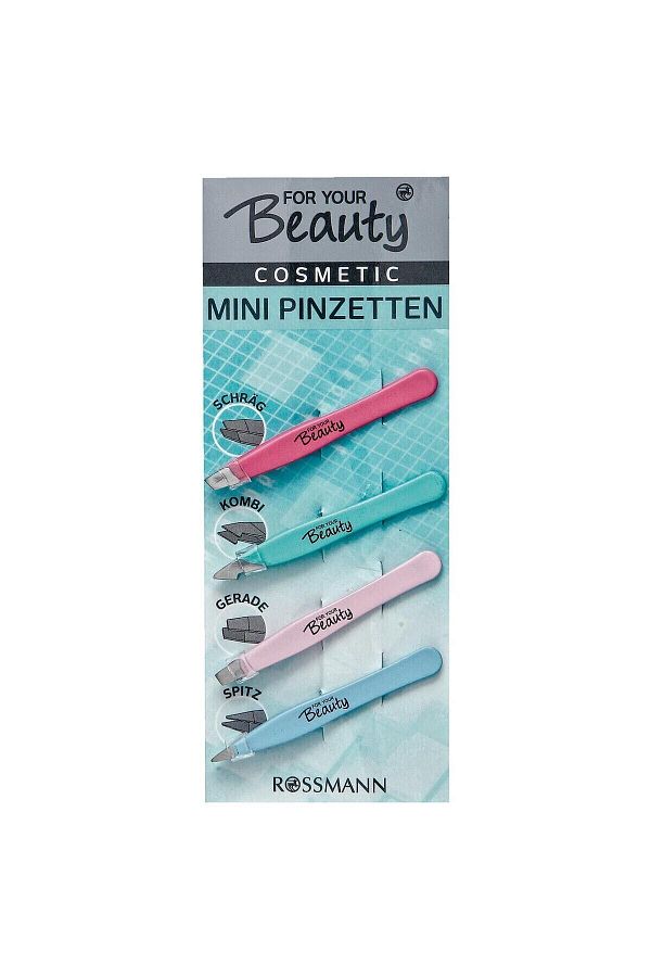 ROSSMANN-Mini Set of 4 Tweezers 1