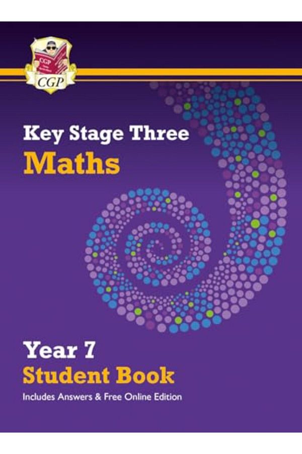 Coordination Group Publications Ltd CGP-New Ks3 Maths Year 7 Student Book With Answers & Online Edition 1