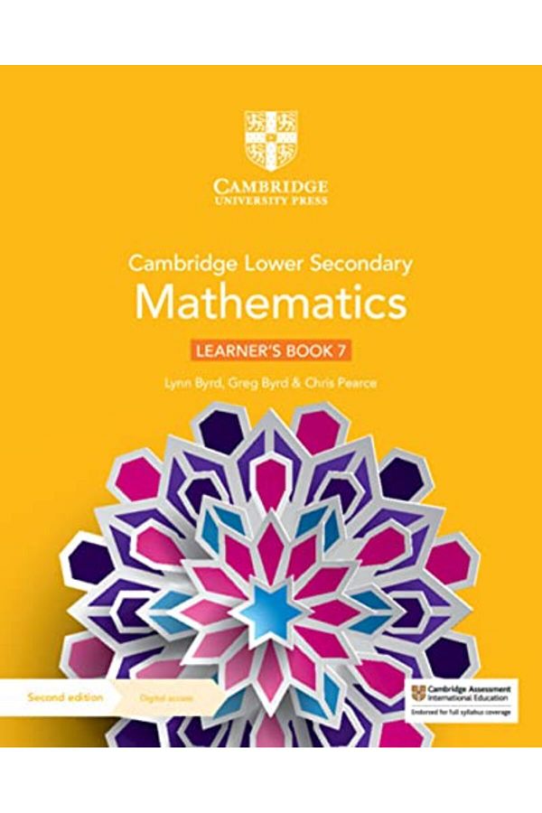 Cambridge-Lower Secondary Mathematics Learners Book 7 With Digital Access 1 Year 1