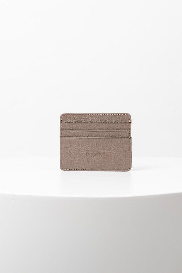 BAYDERİ-Catsby Genuine Leather Card Holder 1