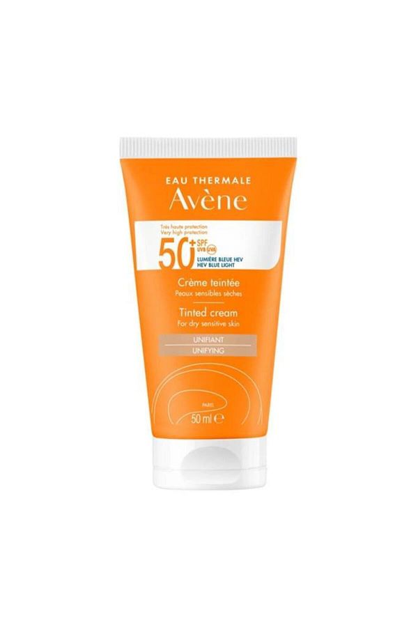 Avene-Getönte Creme Spf50+ Getönte Sonnencreme für trockene Haut 50 ml 1