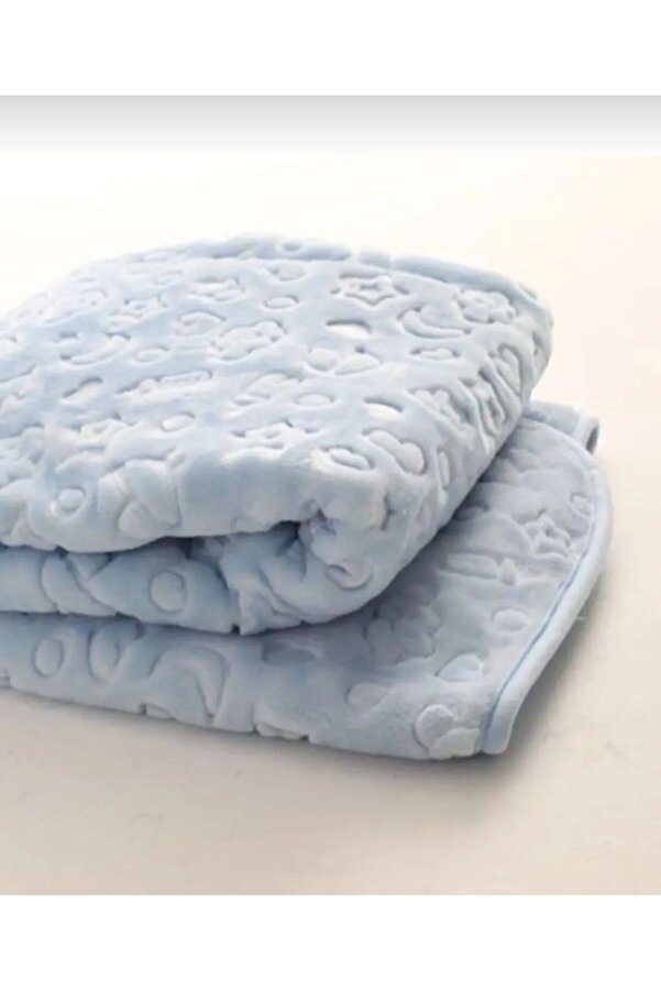 UmBaby Kalın Kabartmalı Peluş Bebek Battaniyesi 100x120 Cm Golden Embos (ÜRÜN TAM KIŞLIK VE KALINDIR)750gr.