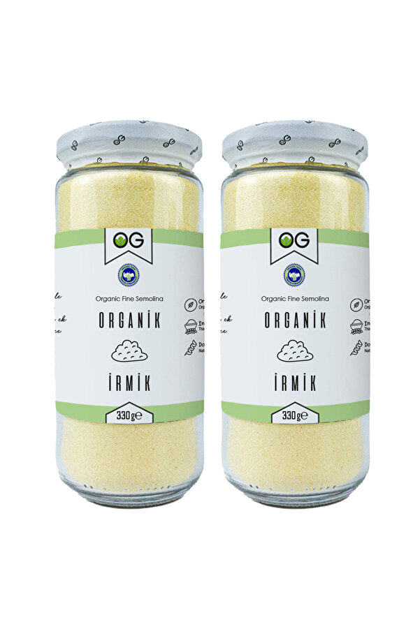 OG natural 2'li Organik İrmik 330 Gr