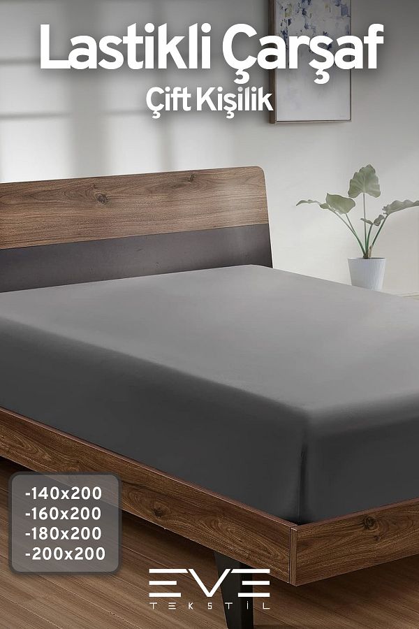 Eve Tekstil-Ranforce Single Rainforce Fabric Elastic Sheet and Pillow Case Set 1