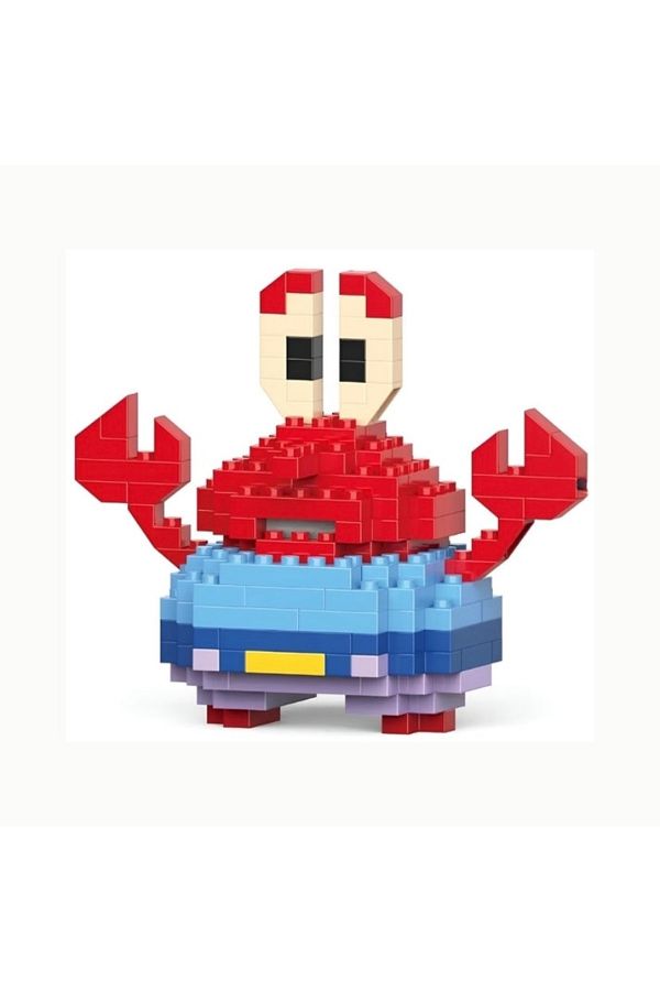 BuSefa Accessory-Bricks (Spongebob) Mr. Crab Lego 3D Mini Puzzle 1