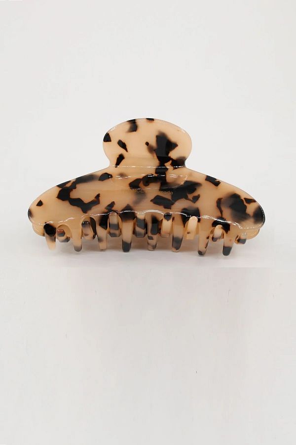 Roberta Lorenz-Leopard Patterned Acetate Latch Buckle / 10 cm 1