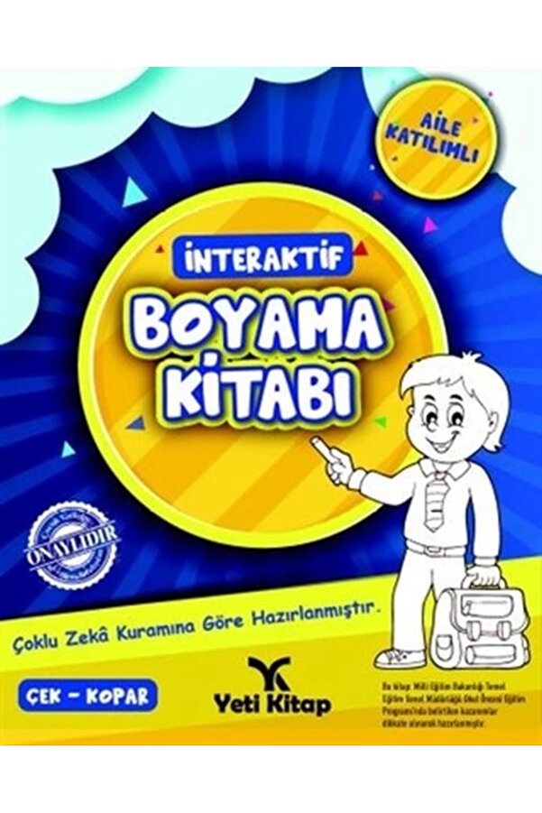 yeti kitap İnteraktif Boyama Kitabı 1