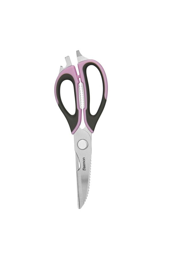 Fissman-Kitchen Scissors Purple/Silver Multifunction Stainless Steel 23cm 1