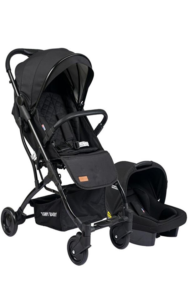 Tommybaby Mia Kabin Travel Bebek Arabası Black Kabin Boy