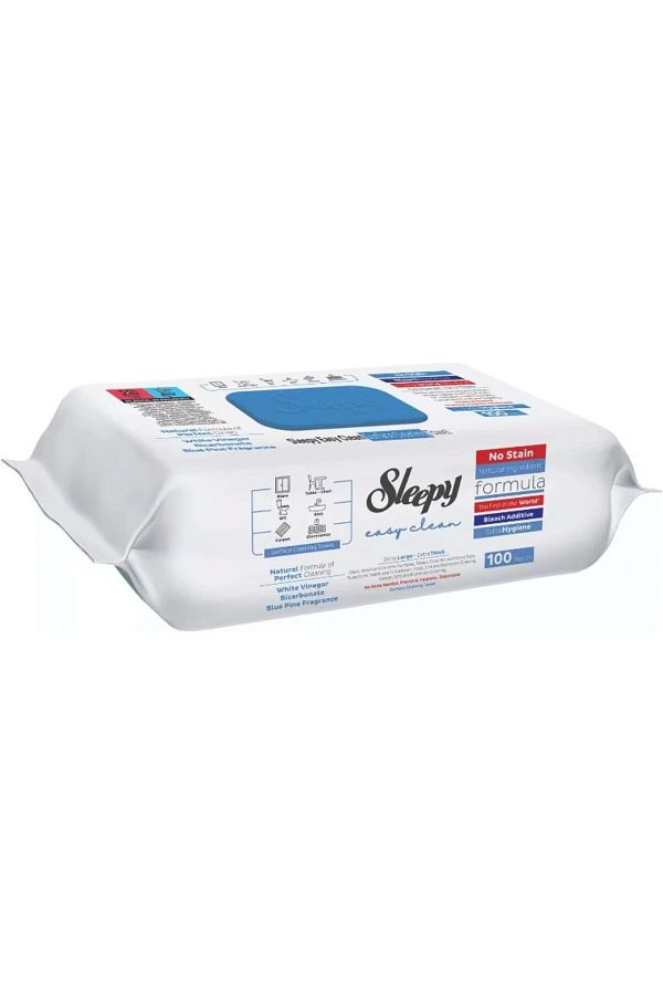 Sleepy-Easy Clean Multi-Surface Cleaning Wipes, 100 Sheets | Bleach 1