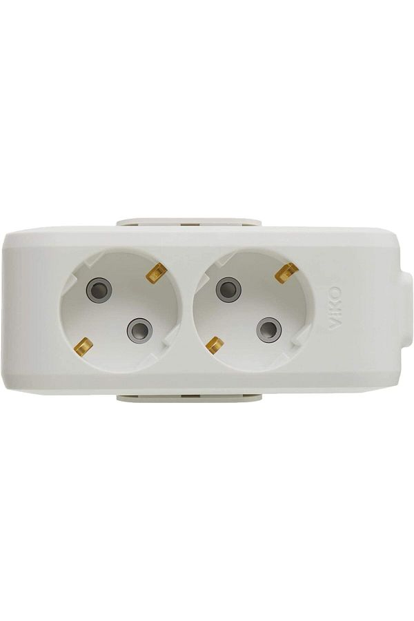 CALRADİA-Child Proof Double Socket Grounded Terminal Block 1