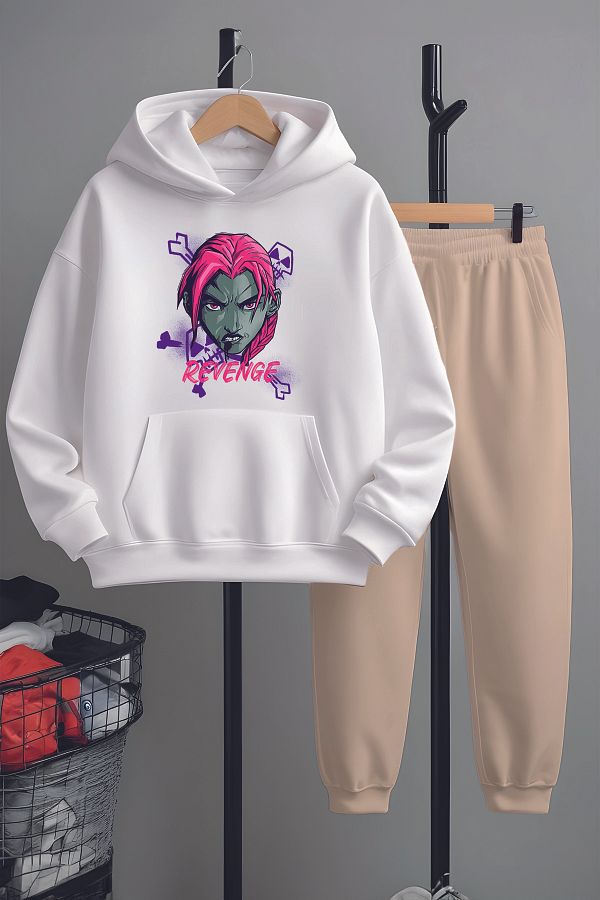 MYADA-Premium Anime Character Printed Bottom Top Tracksuit Set 22822 1