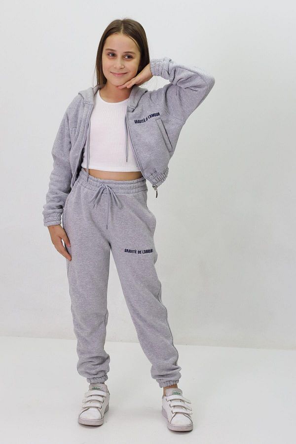 Fox Life Kids-Dámská tepláková souprava Fox Moda pro děti - Mother Daughter 3 Příze s kapucí 1
