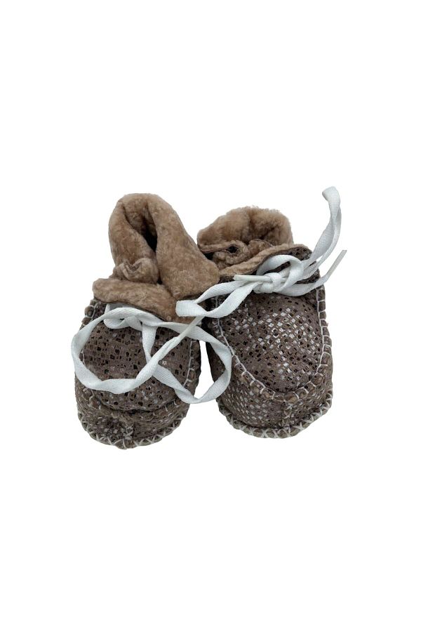 Funny Baby-Furry Leather Soft Baby Shoes 4070 1