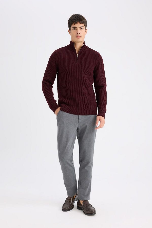DeFacto-Tailored Regular Fit Pants Basic Straight Pocket D9084Ax24Wn 1