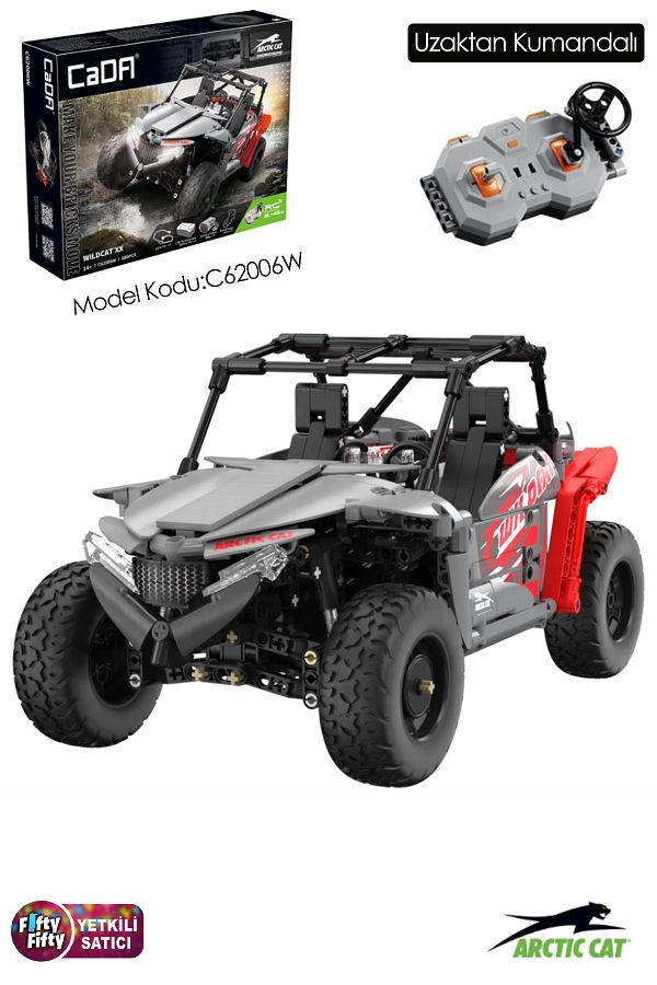 Vagonlife-Cada Arctic Cat Wildcat Xx -C62006W (686 Pieces) Remote Control Toy Construction Set 1