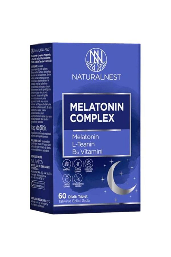 Naturalnest-Melatonin Complex 3 Mg 60 Under Tongue Tablets 1