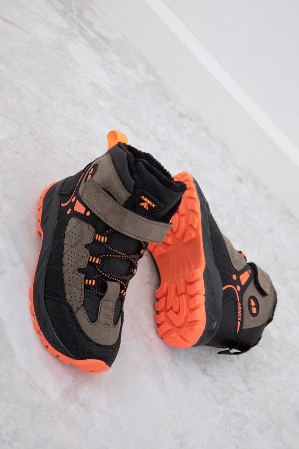 SOHO-Black-Mink-Orange Kids Boots & Bootie 20000 1