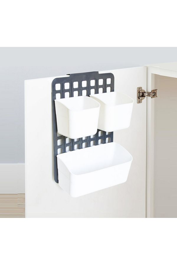 Decobella-Küchenschranktür Organizer | 1 Großer 2 Kleine Körbe | 11x25x36 Cm 1