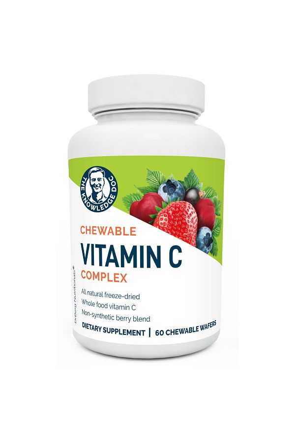 dr berg-Dr.Berg Chewable Vitamin C Complex, 60 Chewable Wafers 1