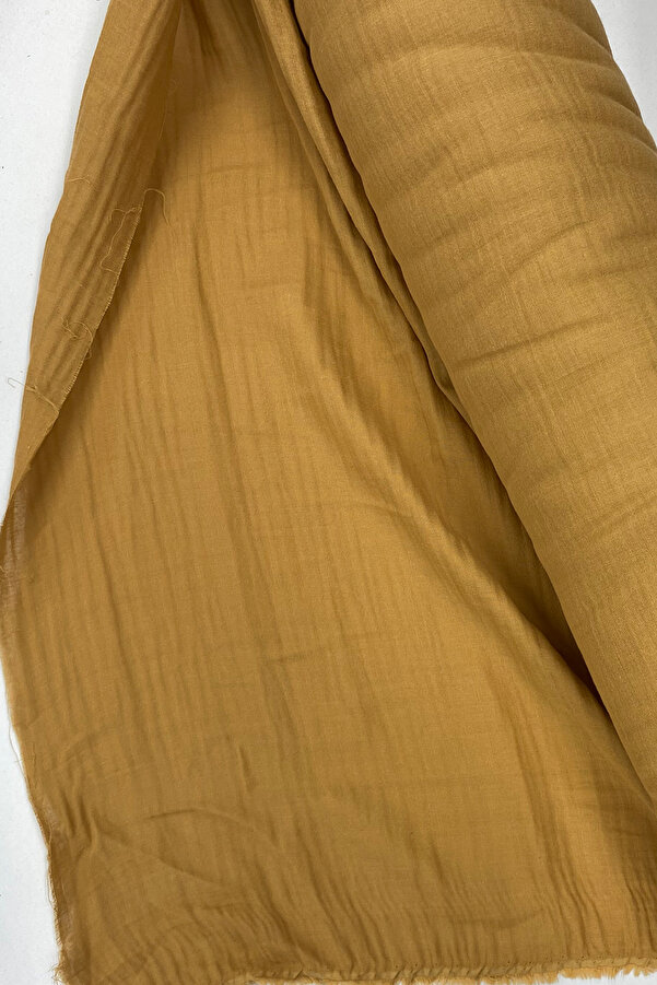 NUVVO Çok Amaçlı Müslin Pamuklu Bebek Örtü ve Battaniye Kumaşı Müslin Bez Açık Kahve 37