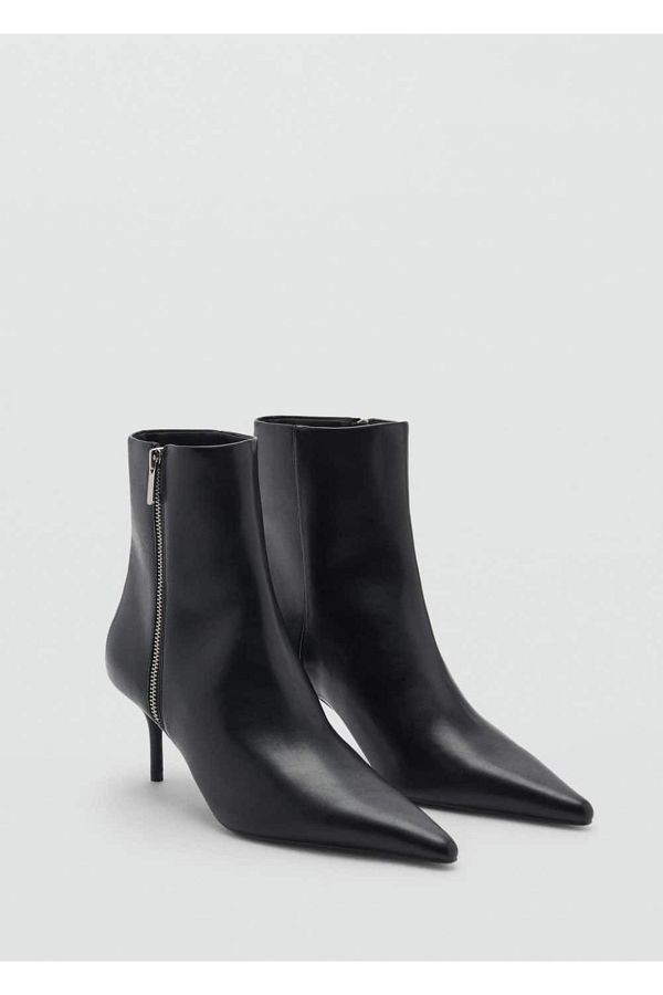 MANGO Woman-Pointed toe ankle boots 1