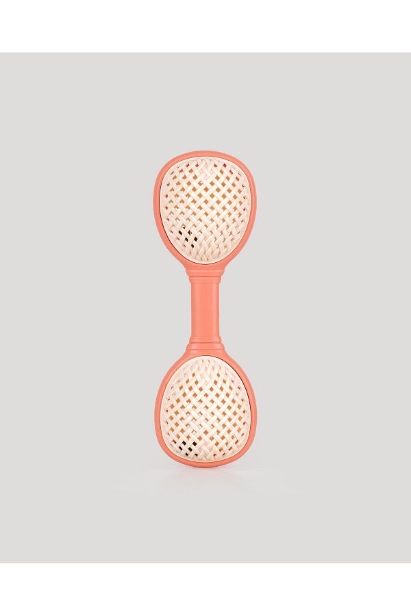 lets be child-Lc Duo Wicker Rattle - Salmon Color 1
