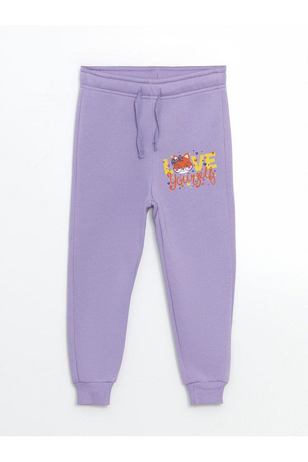 LC Waikiki-Lcw Girl's Jogger Sweatpants with Elastic Waist 1
