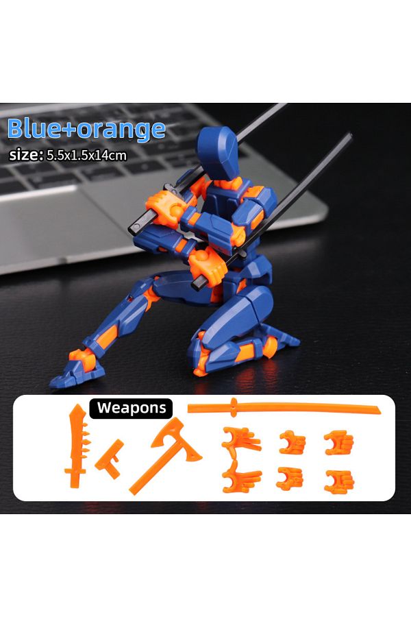 Choice-A Multi-jointed Movable Shapeshift Robot 3d Printed Mannequin Dummy 13 Action Figures Toys Kids Adu. 1
