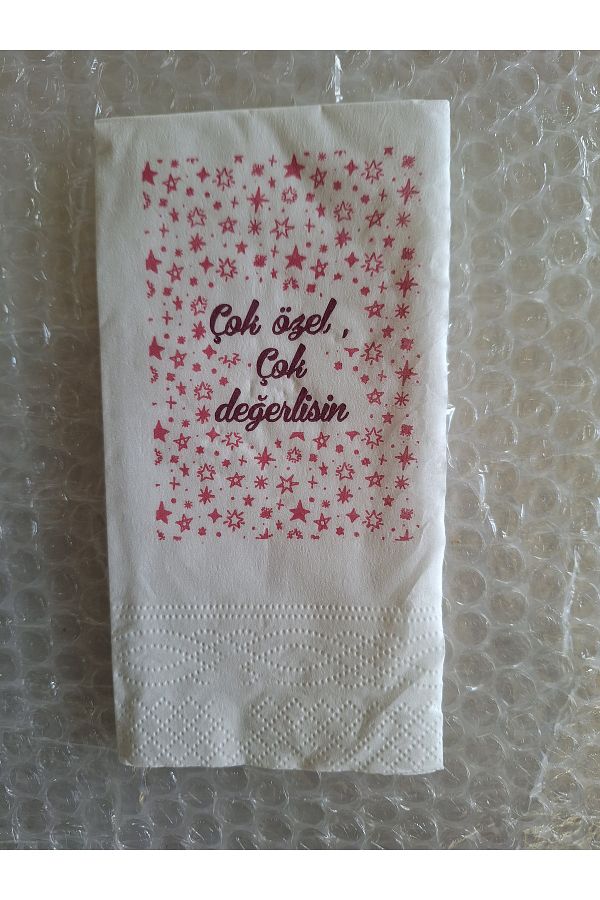 YAKUT-50 Double Layer Talking Napkin Written Presentation Napkin Napkin 1