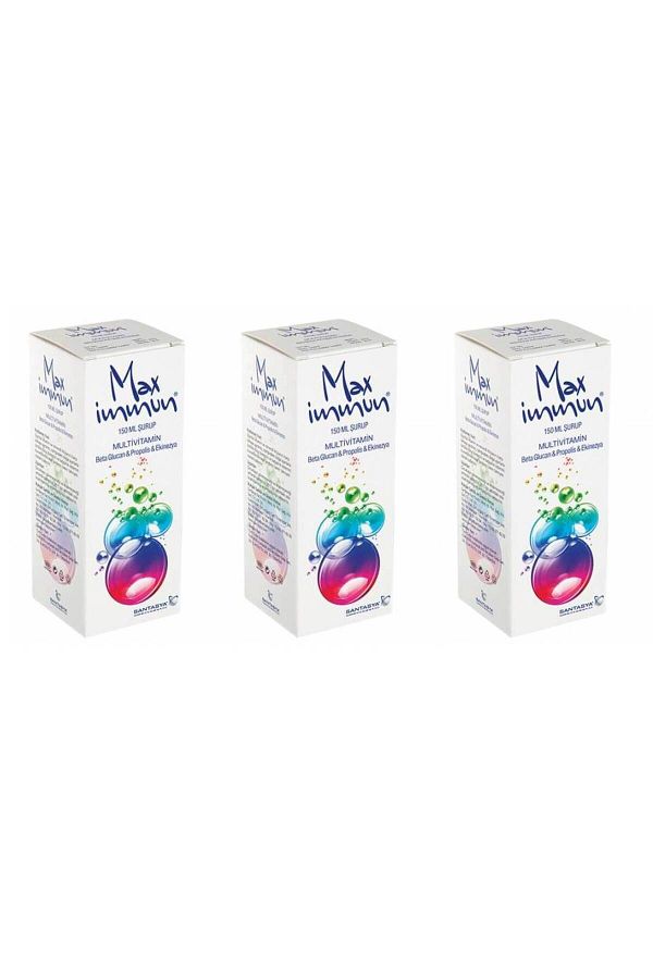 Max İmmun-Max Immun Syrup - 150ml, Pack of 3 1