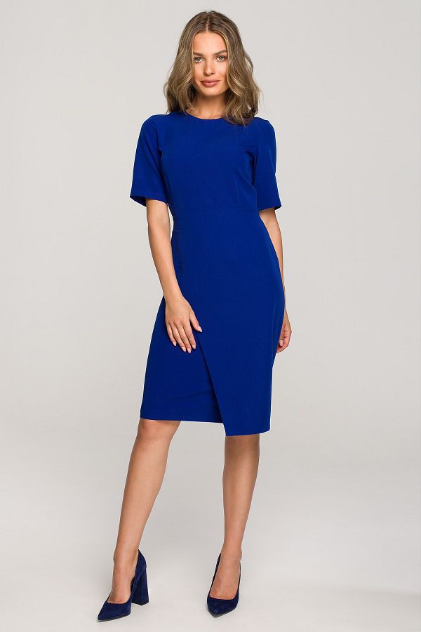 Stylove-O rochie creion cu maneci scurte 1