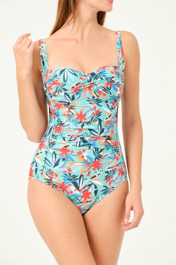 SAILOR moda-Costum de baie compact fără bretele 1