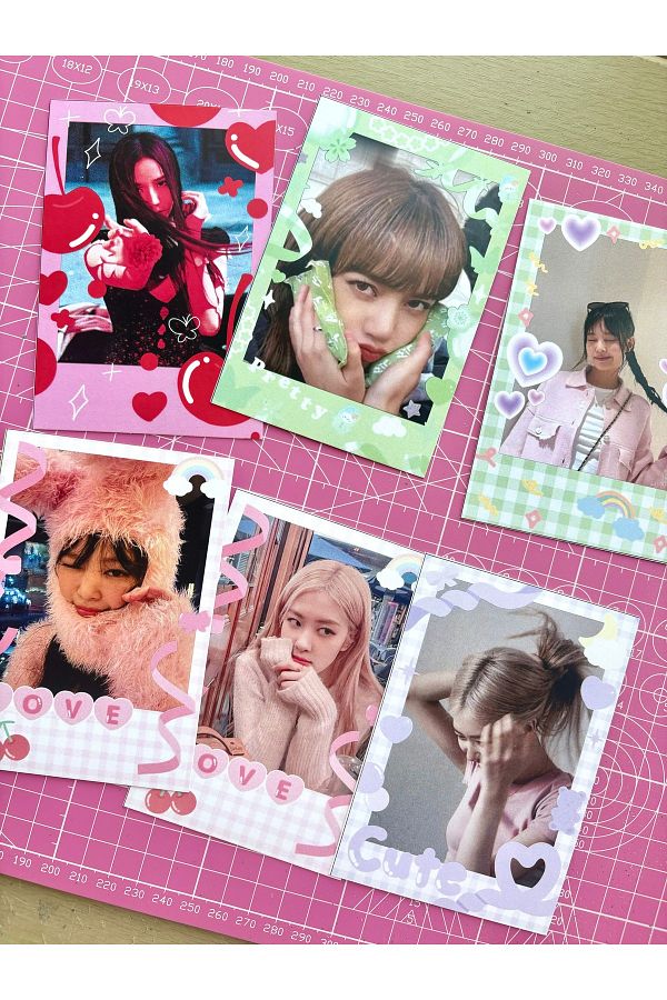 Pankart Evi K-Pop Blackpink Polaroid 8Pcs Photo Card Set