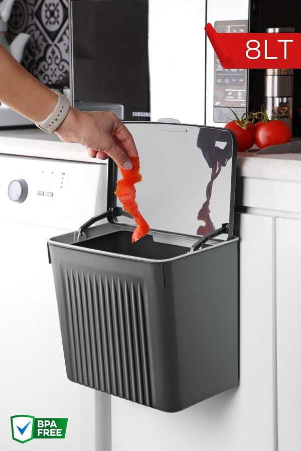 Nandy Home-Functional Trash Can with Hanger 8Lt. 1