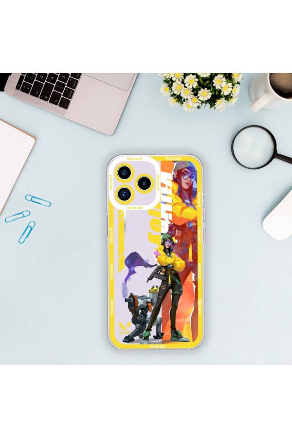 Choice-Valorant Game Phone Case For iPhone 11 12 Mini 13 14 Pro Max Transparent Shell 1