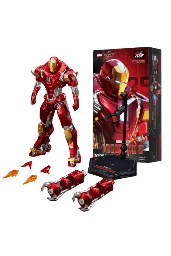 Choice-Mk35 Zd Toys Iron Man Mk35 Red Snapper Action Figure Iron Man Mk41 Mk47 Tank Mk24 Mk22 1/10 Scale Ir 1