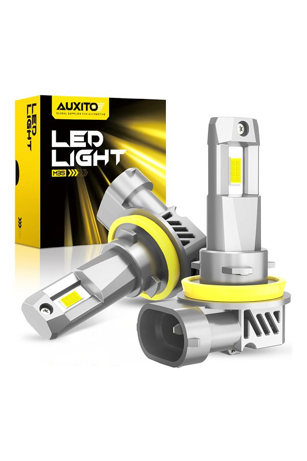 Choice-H8 H9 H11 AUXITO 2Pcs H11 Turbo LED Canbus H8 HB3 9005 LED Headlight Bulbs No Error Super Bright Whi 1