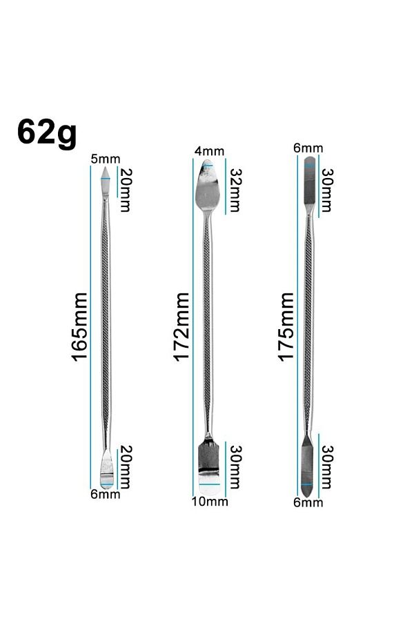 Choice-3pc Crowbar Multifunctional Metal Double Head Pry Bar For Mobile Phone Digital Disassembly, Prying, 1