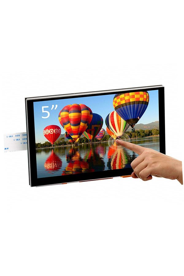 Choice-New 5 inch TFT LCD Display Capacitive Touch Screen DSI Connector 800x480 For Raspberry Pi 5 4B 3B+ 1