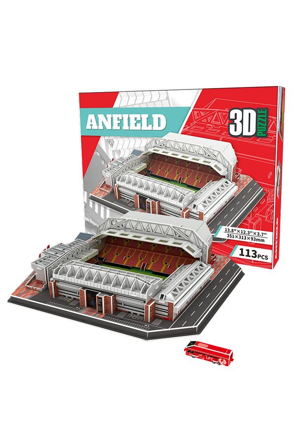 feooe-3D Paper Puzzle  DIY Anfield Football Stadium In Anfield Liverpool 3D Jigsaw Puzzle Model Toy Orn... 1